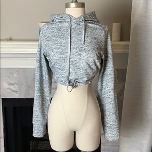 Cropped Adjustable Hoodie